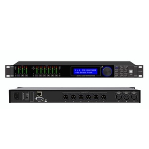 LA408 Profesional DSP 24 bits 3 entradas 6 salidas 4 en 8 salidas Sistema de procesador FIR de audio EE. UU. AD1955 chip 2 por 4 procesador FIR - Product Image 4