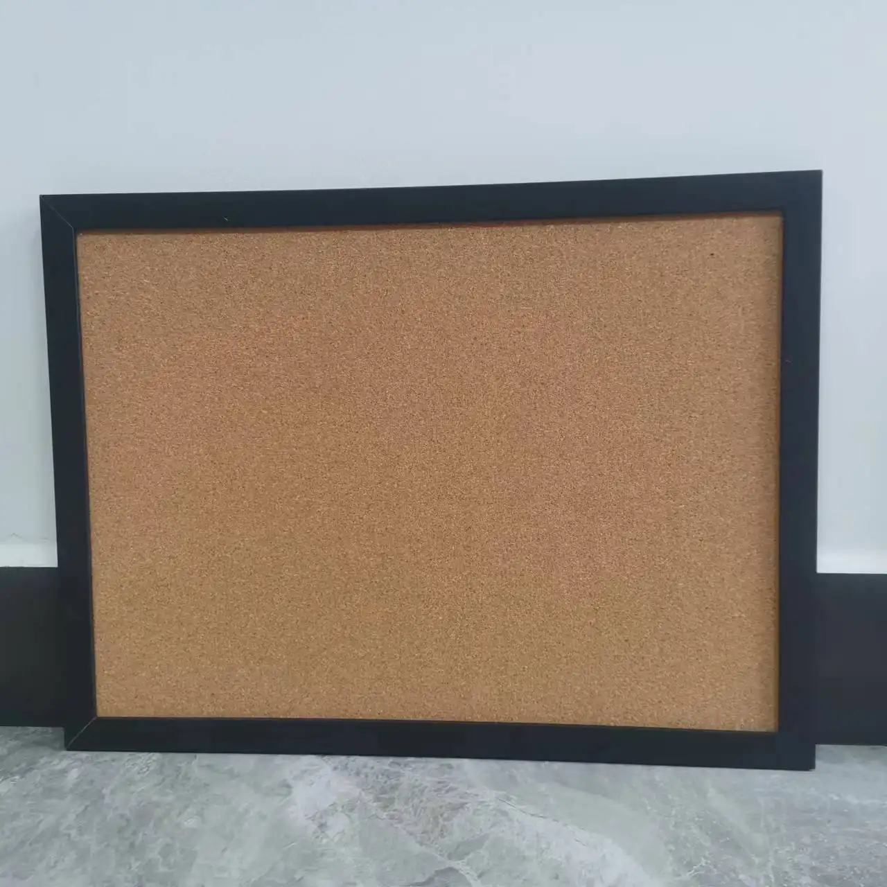 Marco de madera negro de 30x40cm, tablero multitamaño, tablón de anuncios de corcho