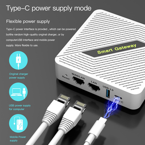 Starlink-Compatible Type-C Rechargeable AX1800 Mini Portable VPN Wireless Wifi6 Wifi 6 OpenWRT <strong>Router</strong> for Outdoor/Travel/RV <strong>Use</strong> - Product Image 4
