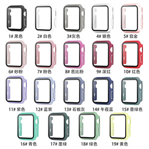 2 in 1 360 derece tam saat camı kapak izle ekran koruyucu kılıf apple Iwatch serisi 7 6 SE - Product Image 6