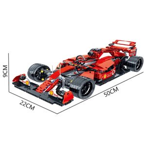 Top Mork 023005-<strong>1</strong> Kid Learning Educational <strong>1</strong>:<strong>10</strong> Remote Control Car Building Block Brick Toy <strong>F1</strong> Formula Model Car <strong>RC</strong> Toy - Product Image 6