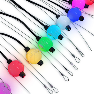 LCL 50mm 360-deg Pixel Ball <strong>String</strong> 24V RGB (W) Stage <strong>DMX</strong> 3D Light <strong>LED</strong> with Steel Wire - Product Image 4