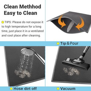 Gemakkelijk Schoon Te Maken Opvouwbare Zandvanger Kattenbak Toiletpad Eva Waterdichte Kattenbak Voor Huisdieren - Product Image 5