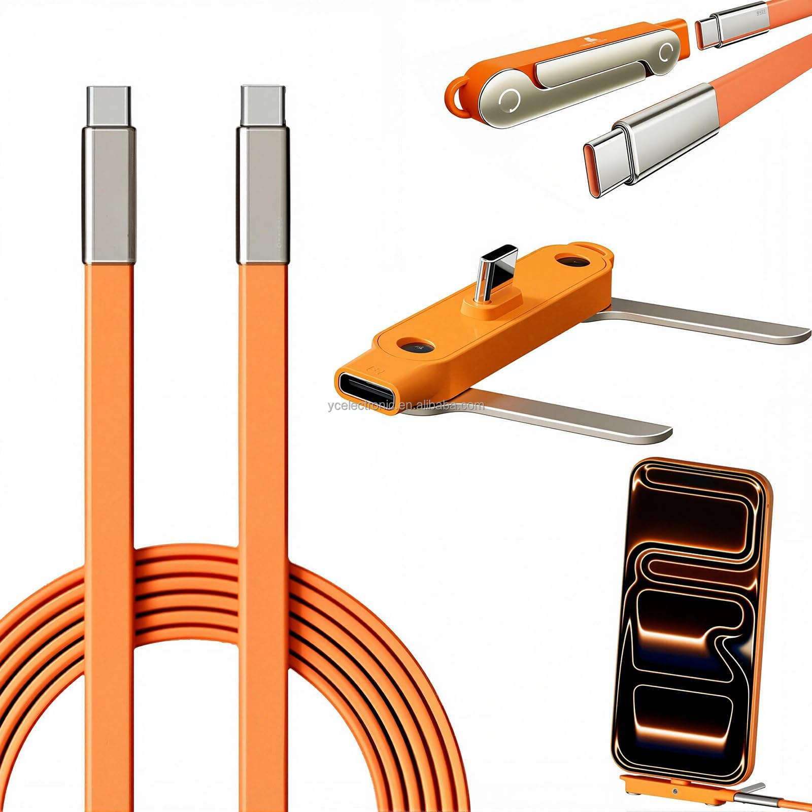 Orange Type-C to Type-C