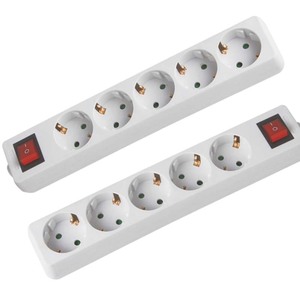 <strong>16A</strong> European Extension Safety Switch Power Strip 3way 4way 5way 6way Multiple <strong>Socket</strong> for AU UK US Plug - Product Image 6
