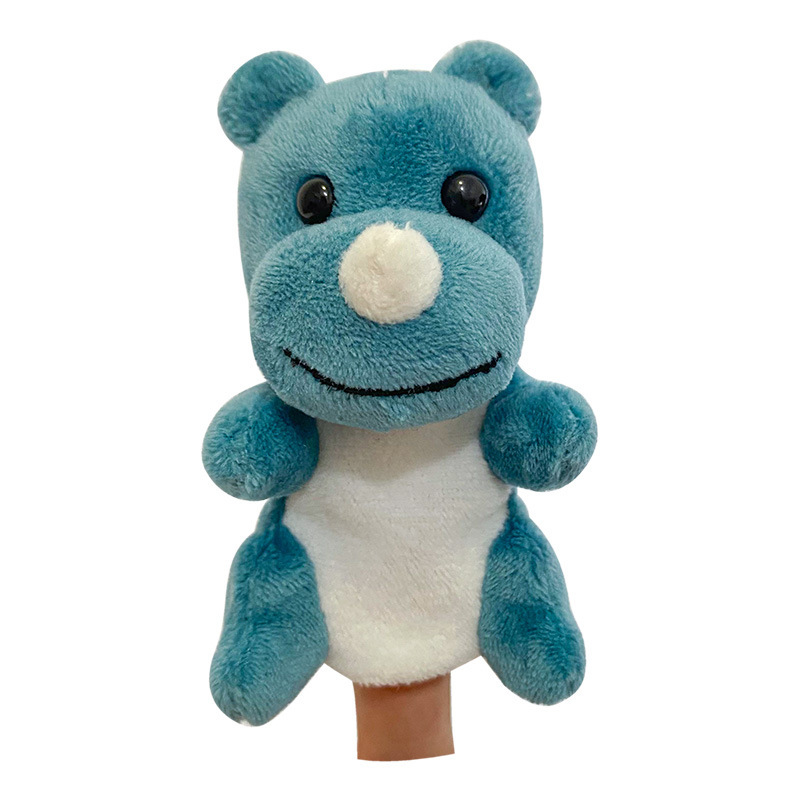 Jungle rhino finger puppet