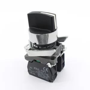 ManHua XB4-BD53 220V maniglia elettrica Standard 3 posizioni Stay Put selettore interruttore a pulsante ritorno a molla - Product Image 1