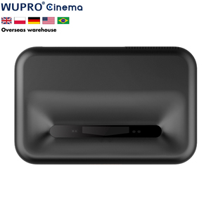 2025 Neuester Wupro <span class=keywords><strong>G3</strong></span> Mobile Mini-Projektor 600 ANSI Lumen 4K-Unterstützung 2 32GB Smart <span class=keywords><strong>Android</strong></span> BT Wifi Ultra Short Throw-Projektor - Product Image 3