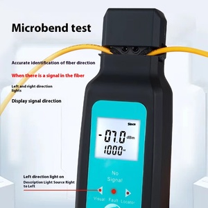 Fiber Cable <strong>Testing</strong> Tool Live Fiber Optical Identifier <strong>4</strong>-<strong>in</strong>-<strong>1</strong> LED Lights Visual Fault Locator - Product Image 4