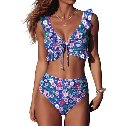 Blue Pink Floral