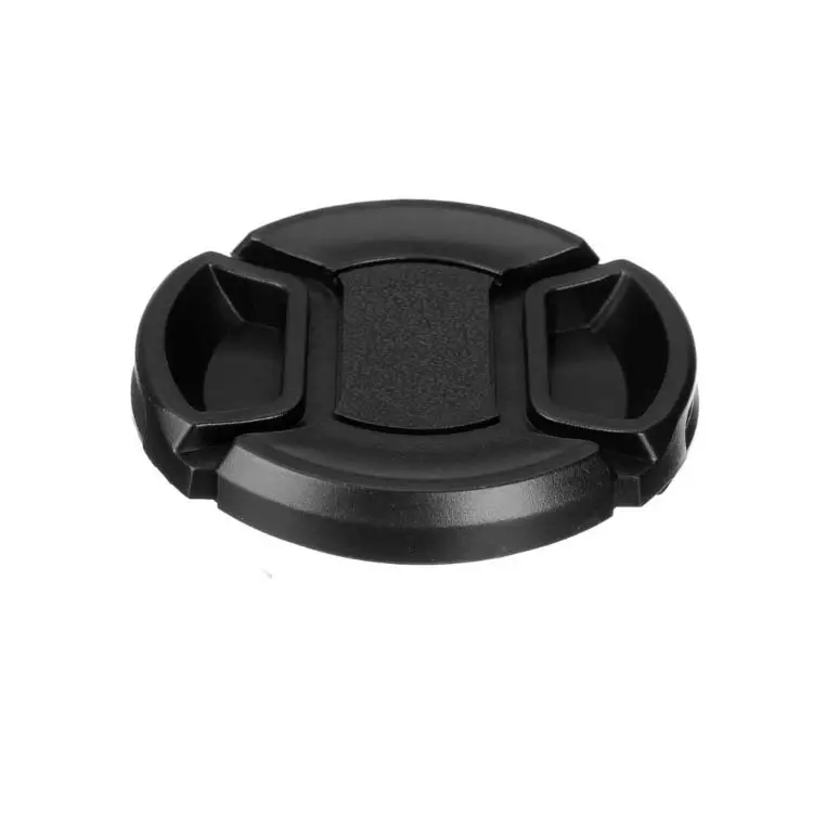 Universal Black Front Snap on Centre Pinch Camera Lens Cap 77mm for Canon Nikon Sony DSLR Camera