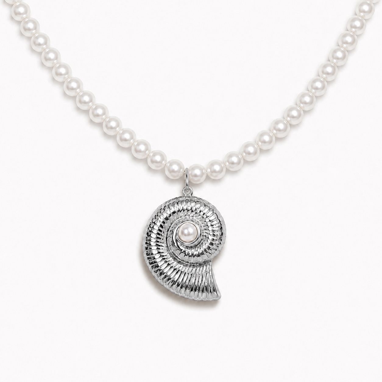 Pearl Conch Silver