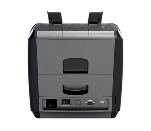 Discriminador multidivisa de 2 bolsillos, contadores de billetes bancarios, billetes en efectivo, contador de valor y clasificador, máquina contadora de dinero - Product Image 4