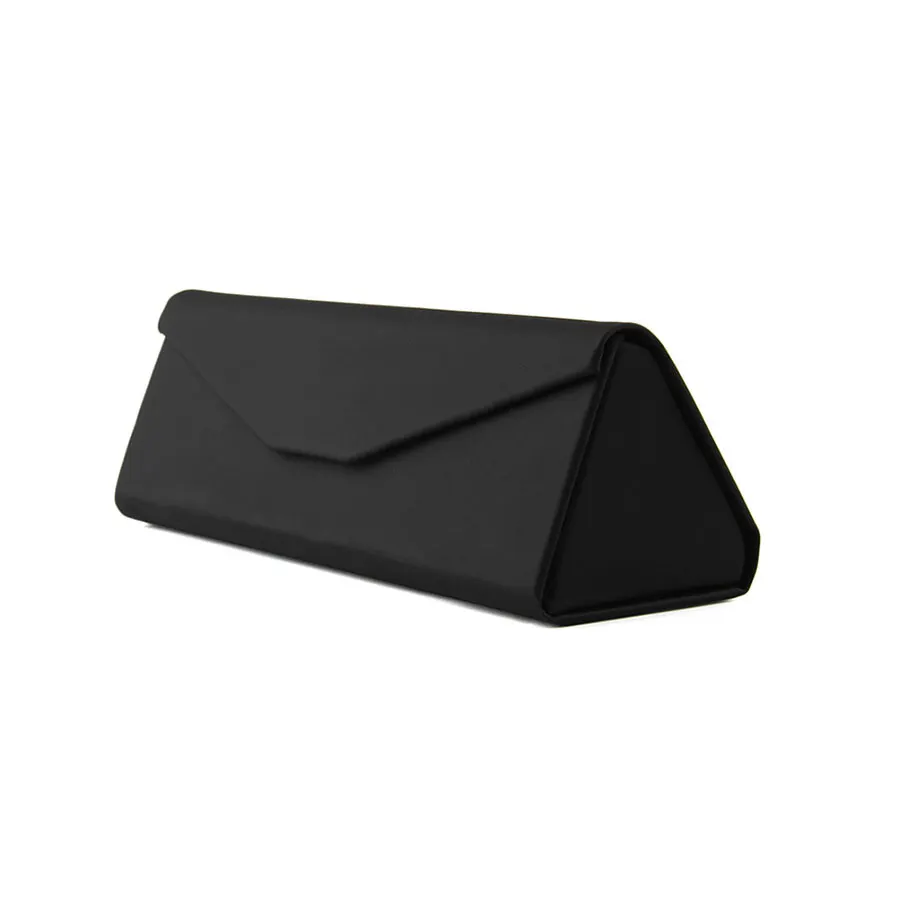 1 шт. треугольная складная коробка для хранения модные черные деловые очки коробка портативный водонепроницаемый Мощный Магнитный футляр для очковой оптики