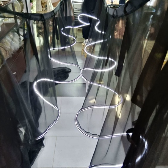 Lumière blanche avec 1,5 fois hauteur de fléchissement 40 cm 1 m
