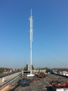 Tùy chỉnh guyed thông tin liên lạc tháp 30m-180m lưới Viễn Thông tháp với thép mạ kẽm mast tín hiệu tháp - Product Image 5