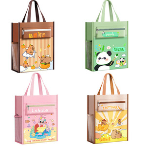 Magic Card New Capibala Series Canvas Art Bag con Tutorial Satchel Book para uso escolar y de oficina - Product Image 1