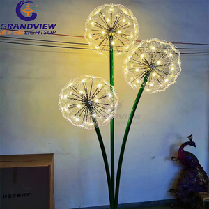 สวนดอกไม้แสงกันน้ำที่มีสีสันนำดอกแดนดิไลอันแสงดอกไม้สำหรับกลางแจ้ง - Product Image 1