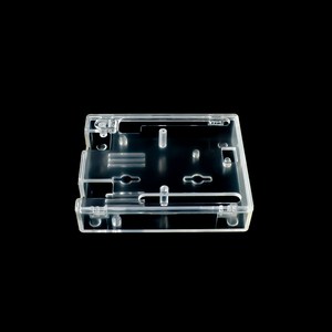 CL341 custodia in plastica ABS trasparente o nera per Arduino per UNO R3 Board One CH340g CH340 Atmega16U2 Mega328P - Product Image 3