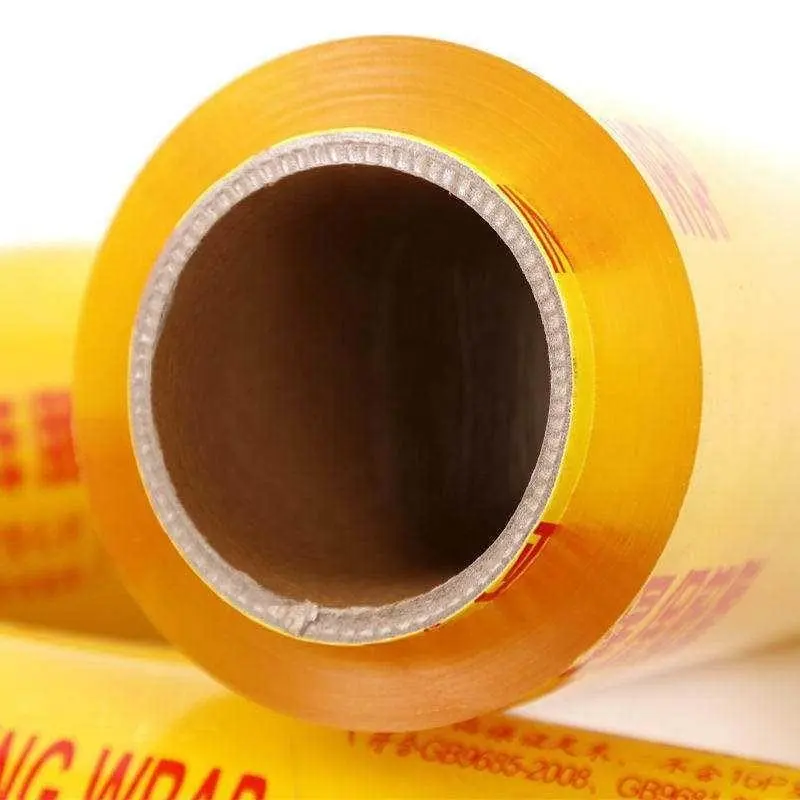 Voedsel Verse Warp Pvc Huishoudfolie Jumbo Roll Stretch Film Casting Pvc Cling Warp Film