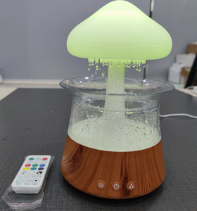 Sleep Aid White Noise Machine Table Lamp Water Drop Sound Cool Mist Electric 450ml USB Rain Cloud Humidifier and Oil Diffuser - Product Image 2