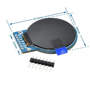 TFT-Display 1,28 Zoll TFT LCD-Display-Modul rund RGB 240 * 240 GC9A01 Treiber 4 Draht SPI-Schnittstelle 240 × 240 PCB für Arduino