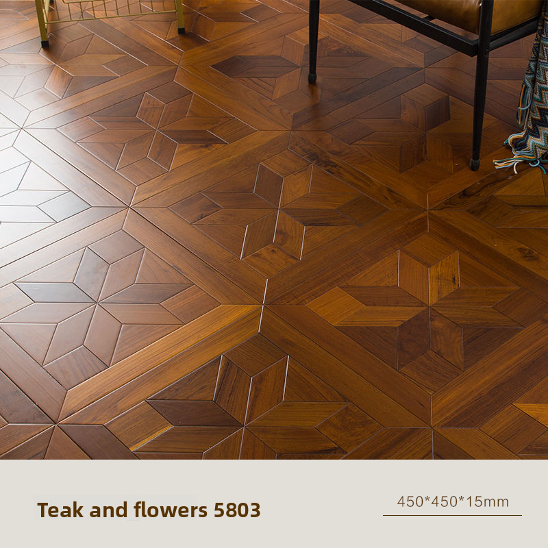 Teak wood mosaic 5803; 1㎡