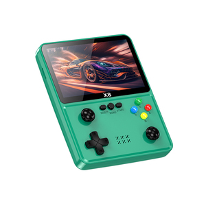 Console di gioco portatile verde Premium 2500 i giochi scaricare supporto per la battaglia a 2 giocatori e compatibilità con i giochi a 8 bit/64 bit - Product Image 1