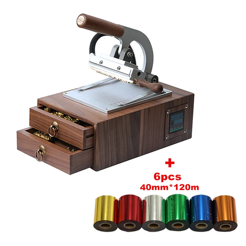 LY Hand-Held Leather Hot Stamping Machine Cobre Mold Stamp Wooden Paper LOGOTIPO Rotulagem Solda Hot Pressing Branding Iron