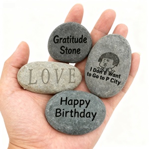 Cá nhân khắc đá quà tặng-mịn <span class=keywords><strong>Pebble</strong></span> với tùy chỉnh tin nhắn, hoàn hảo cho đám cưới/sinh nhật - Product Image 1