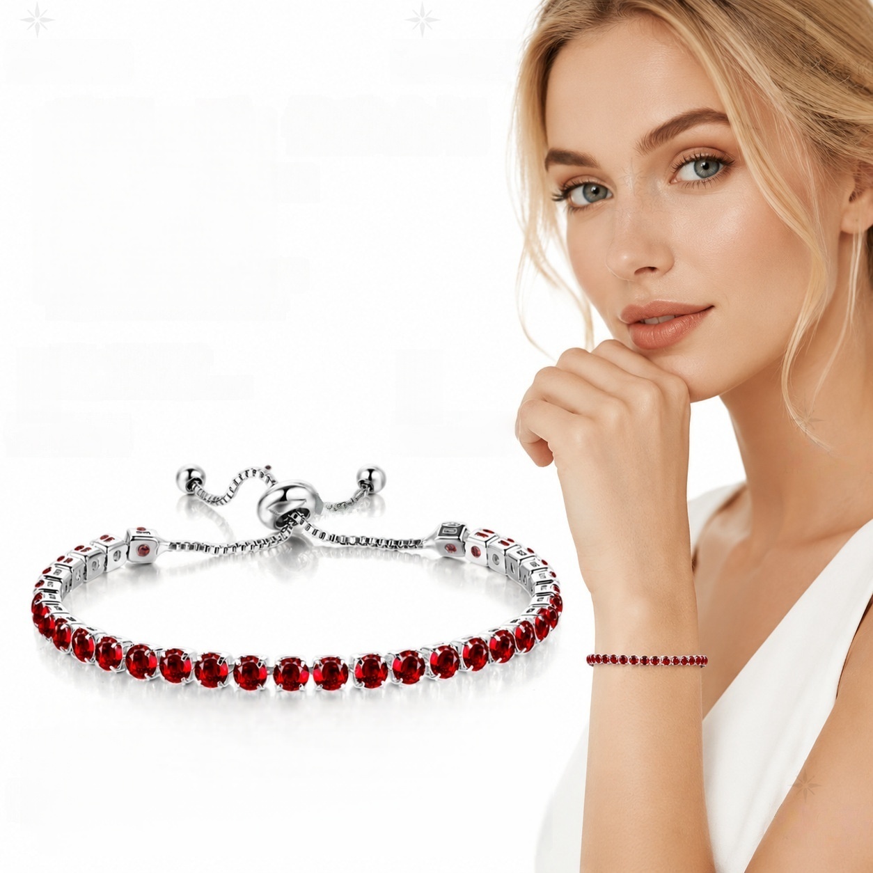 Red diamond-silver