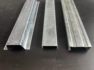 Nhà cung cấp Trung Quốc thép mạ kẽm Keel mạ kẽm tấm vách thạch cao Trần furring kênh kim loại hồ sơ từ tấm thạch cao - Product Image 2
