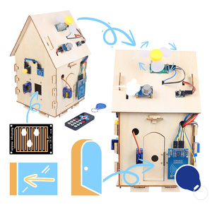 Kit di fabbrica IoT Kit di sensori per la casa intelligente fai da te casa in legno Open Source C/C + codice stelo scienza Starter Kit per ArduIDE