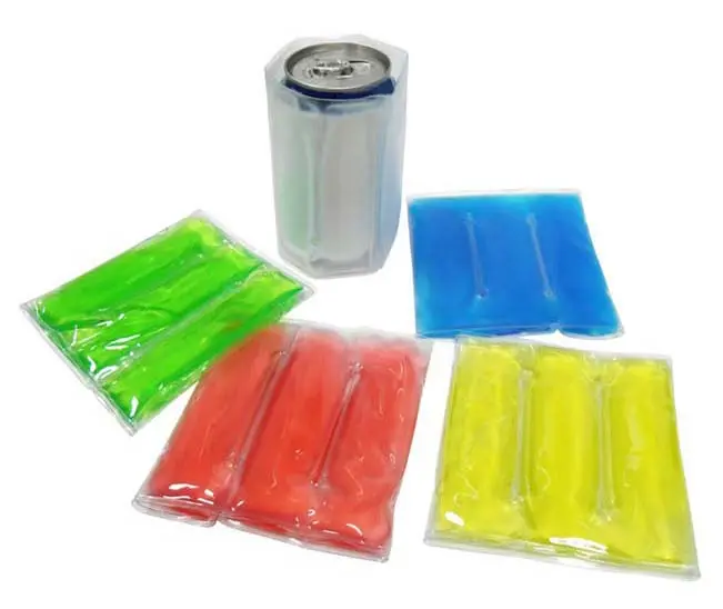 Portable Wine and Beverage Bottle Cooler Ice Pack Gel Magic Hot Cold Beer Cooler Pack PVC Waterproof Casual Thermal LT-PVC