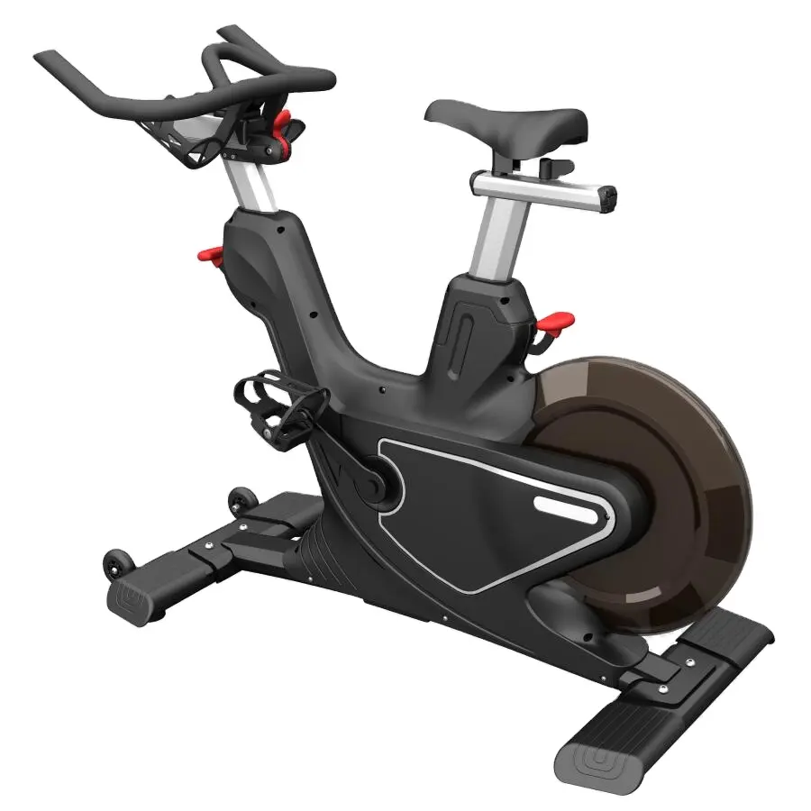 Equipo de gimnasio para bicicleta aeróbica D16, volante magnético de entrenamiento, bicicleta de ejercicio, uso comercial, acero de gran tamaño