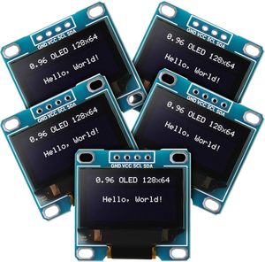 OLED I2C Iic Display Modul 12864 128 X64 Pixel SSD1306/1315 Mini Selbst leuchtender I2C 0,96 Zoll OLED Eisen rahmen zum Verkauf