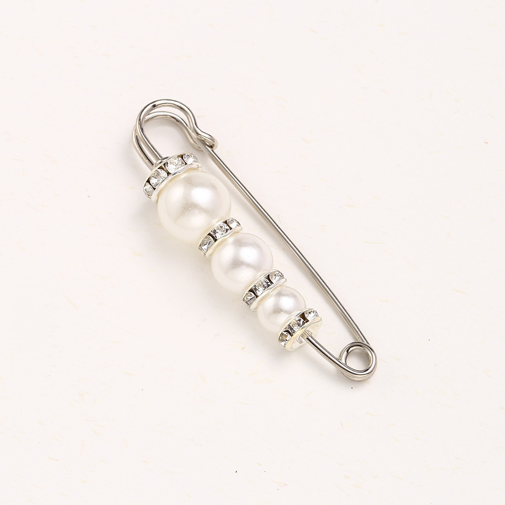 Bague diamant en argent aiguille de 5,8 cm