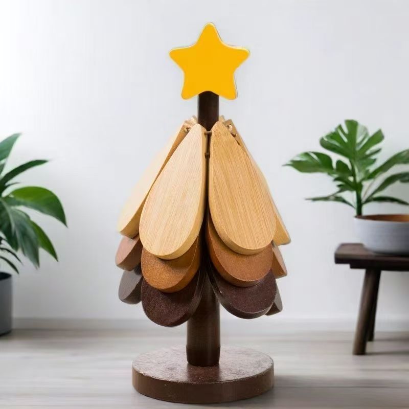arbre jaune à trois pièces