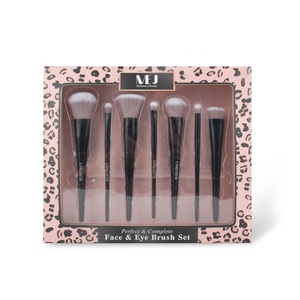 MEJ Professional Makeup <strong>Brush</strong> Set with <strong>7</strong> <strong>Pcs</strong> High End Cosmetic <strong>Brush</strong> for Foundation Blending Powder Blush Eye Shadow - Product Image 1
