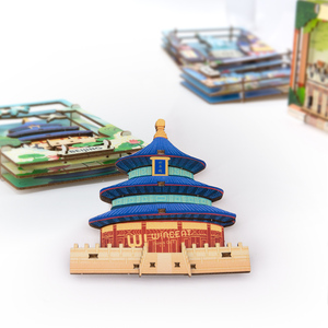 Winent批发OEM定制埃菲尔铁塔建筑纪念品拼图3d拼图模型定制 - Product Image 5