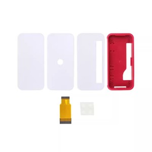 EParthub Raspberry Pi ZERO W防塵用オリジナルケース & RaspberryPiと互換性のある赤と白の色2本のカメラケーブル付き - Product Image 3