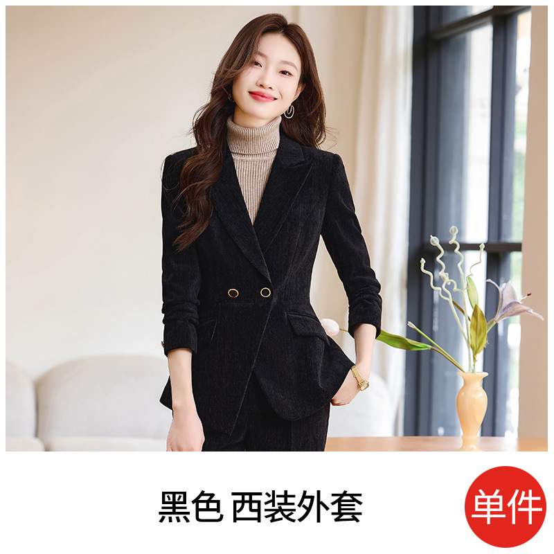 black suit