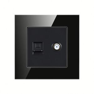 Type 86 Wall <strong>Network</strong> Cable Switch Socket Household Wired Closed Circuit Tv and Optical Fiber <strong>Network</strong> Panel Tv <strong>Computer</strong> - Product Image 1