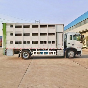 Sinotruk Howo 4x2 Caminhão De Transporte De Gado Liga De Alumínio Pourtry Day Old Chick Caminhão De Transporte - Product Image 6