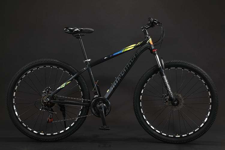 Cuadro de aleación de aluminio negro con juego de ruedas CNC