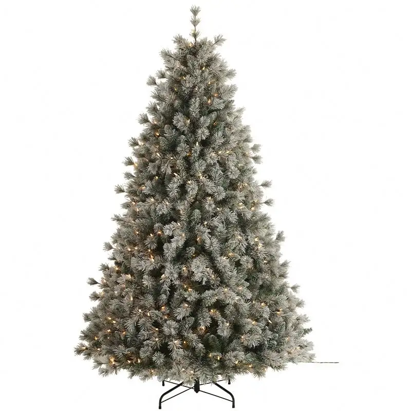 210cm albero di natale neve gigante alto arbol de navidad nevicata fontana albero di natale artificiale con base per ombrellone