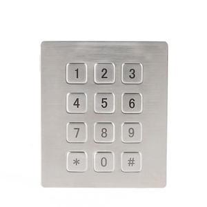 IP68 più economico impermeabile Piezo tastiera numerica con 12 numeri chiave - Product Image 5