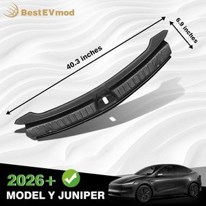 Otomobil gövde kiti arka tampon gövde eşik kapak koruyucu tampon muhafızları Tesla modeli Y Juniper 2024 2025 yenileme için uyumlu - Product Image 5