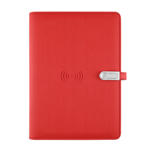 热卖真皮笔记本电脑Powerbank USB闪存笔记本，带Powerbank定制Powerbank笔记本 - Product Image 1