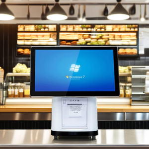 15.6 inç dokunmatik ekran masaüstü All in One PC Windows bilgisayar için yazarkasa POS Caisse Enregistreur - Product Image 4